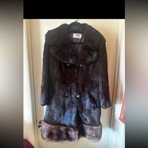 Gorgeous Mink Coat Dark Brown